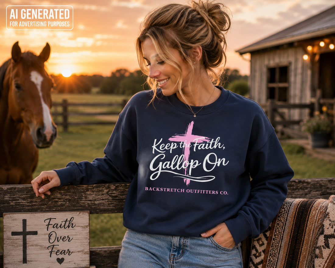 Keep the Faith, Gallop On: The Story Behind One of Backstretch Outfitters Co.'s Most Meaningful Designs
