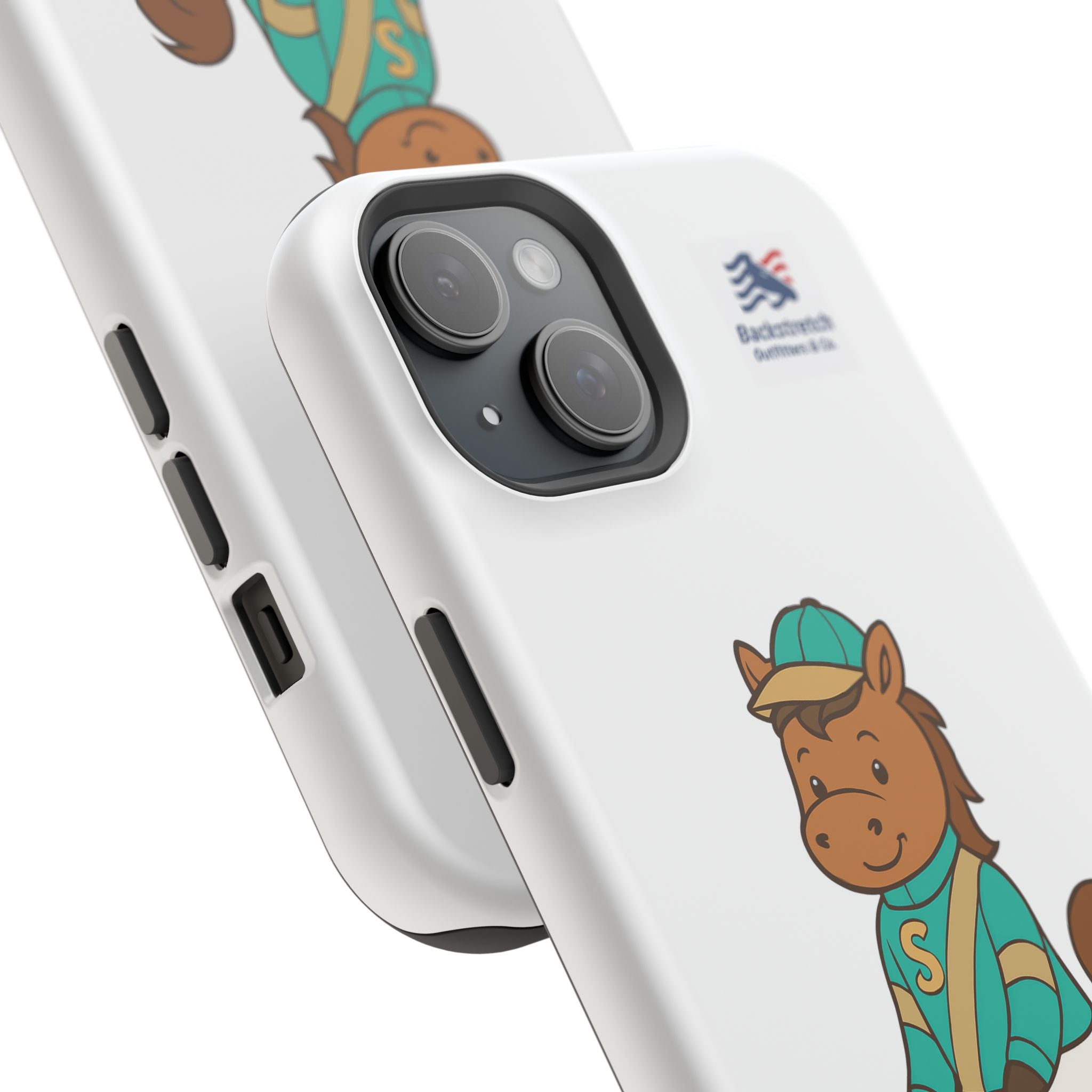 BSCO- Breezie Custom Jockey Silks Phone Case- Stonegate Racing Stables Magnetic Impact-Resistant Phone Case — Cute Jockey Horse Design
