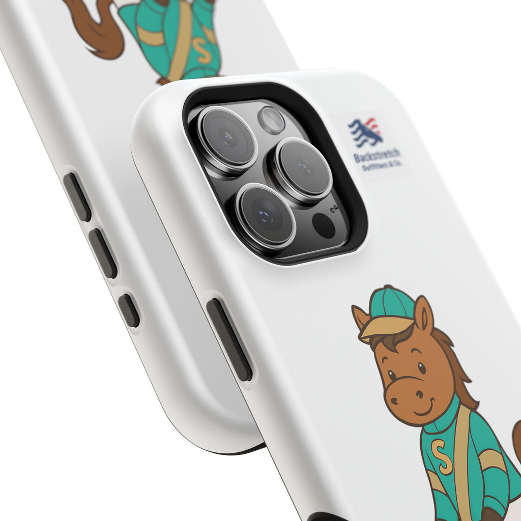 BSCO- Breezie Custom Jockey Silks Phone Case- Stonegate Racing Stables Magnetic Impact-Resistant Phone Case — Cute Jockey Horse Design