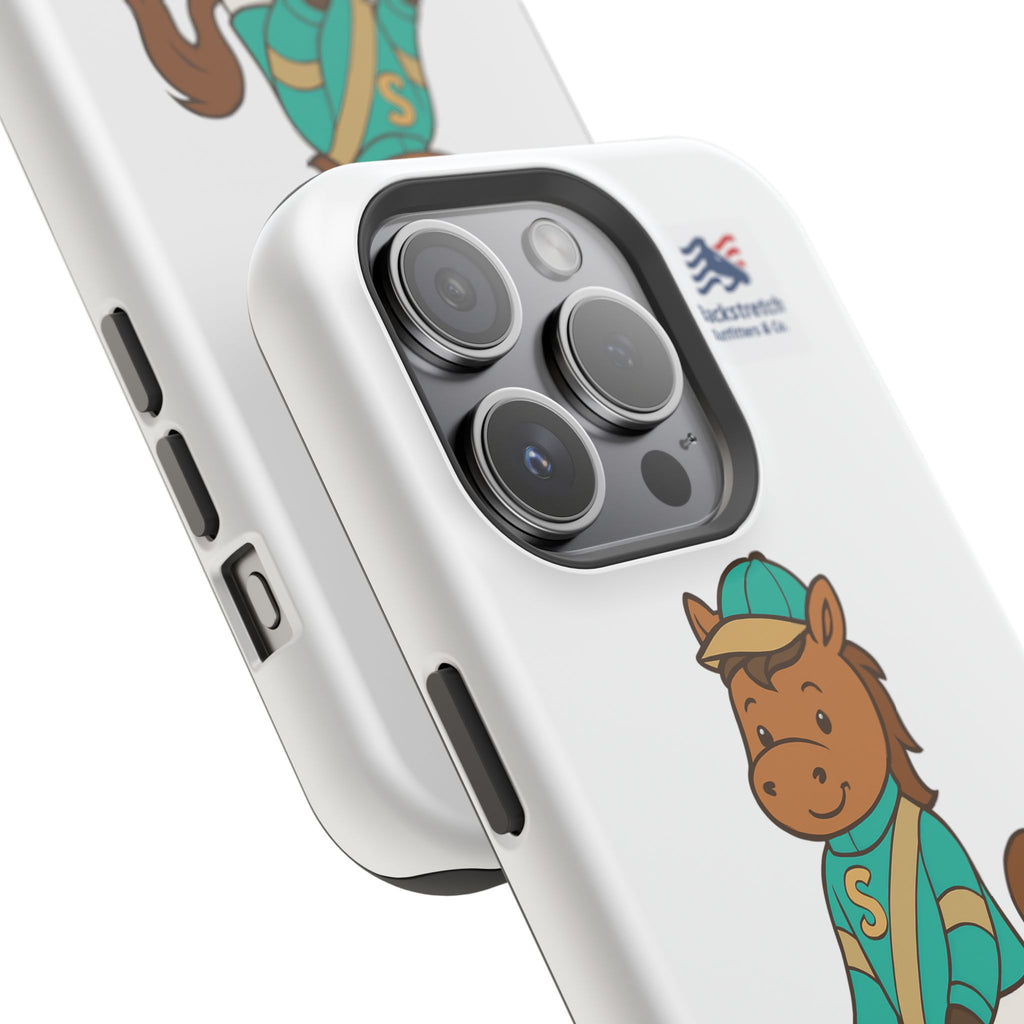 BSCO- Breezie Custom Jockey Silks Phone Case- Stonegate Racing Stables Magnetic Impact-Resistant Phone Case — Cute Jockey Horse Design