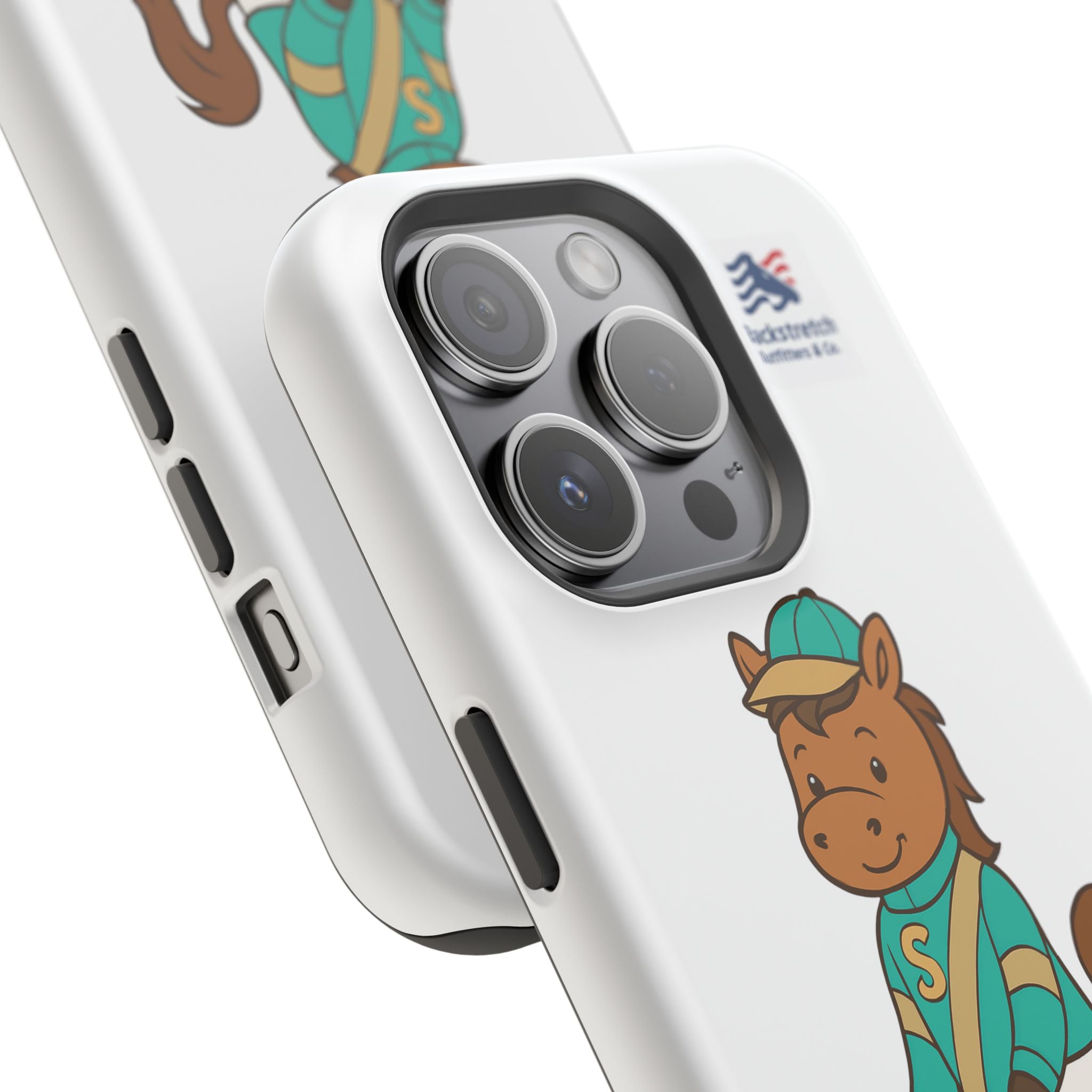 BSCO- Breezie Custom Jockey Silks Phone Case- Stonegate Racing Stables Magnetic Impact-Resistant Phone Case — Cute Jockey Horse Design