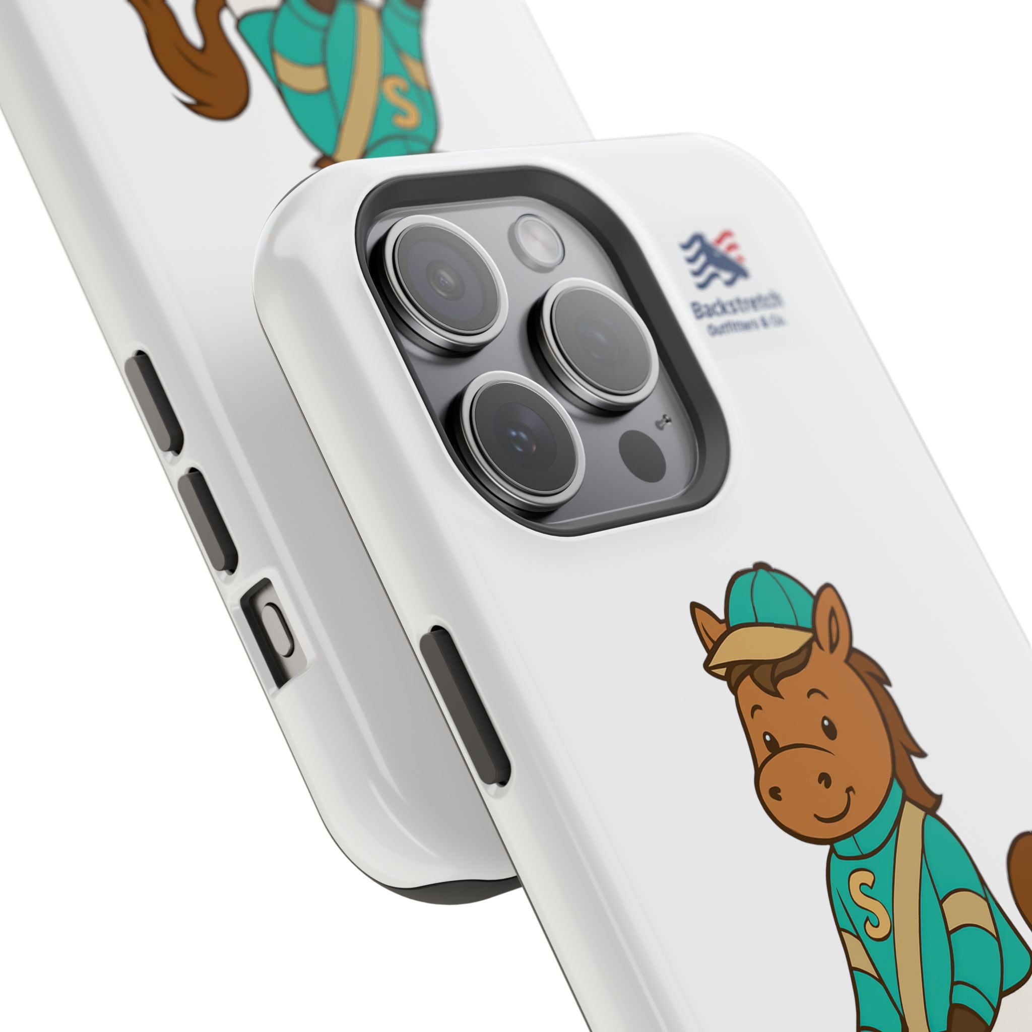 BSCO- Breezie Custom Jockey Silks Phone Case- Stonegate Racing Stables Magnetic Impact-Resistant Phone Case — Cute Jockey Horse Design