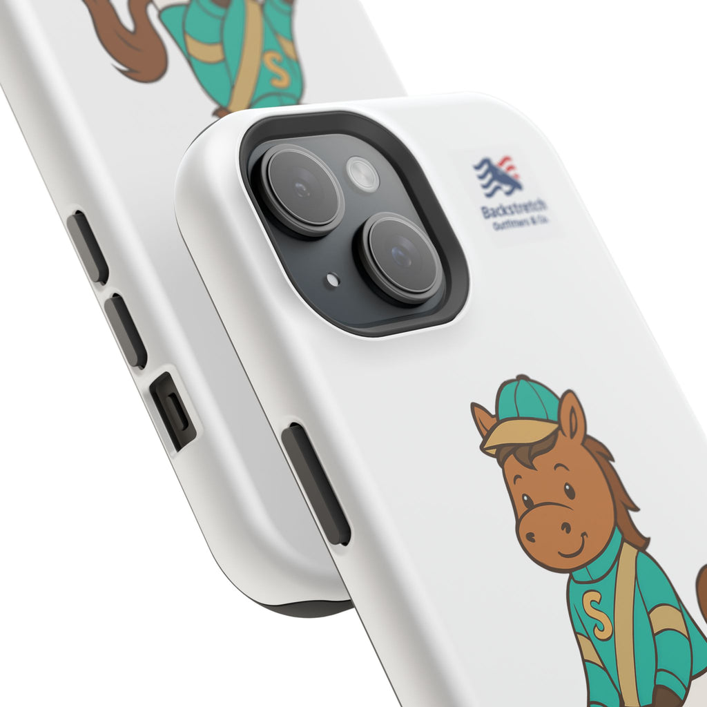 BSCO- Breezie Custom Jockey Silks Phone Case- Stonegate Racing Stables Magnetic Impact-Resistant Phone Case — Cute Jockey Horse Design