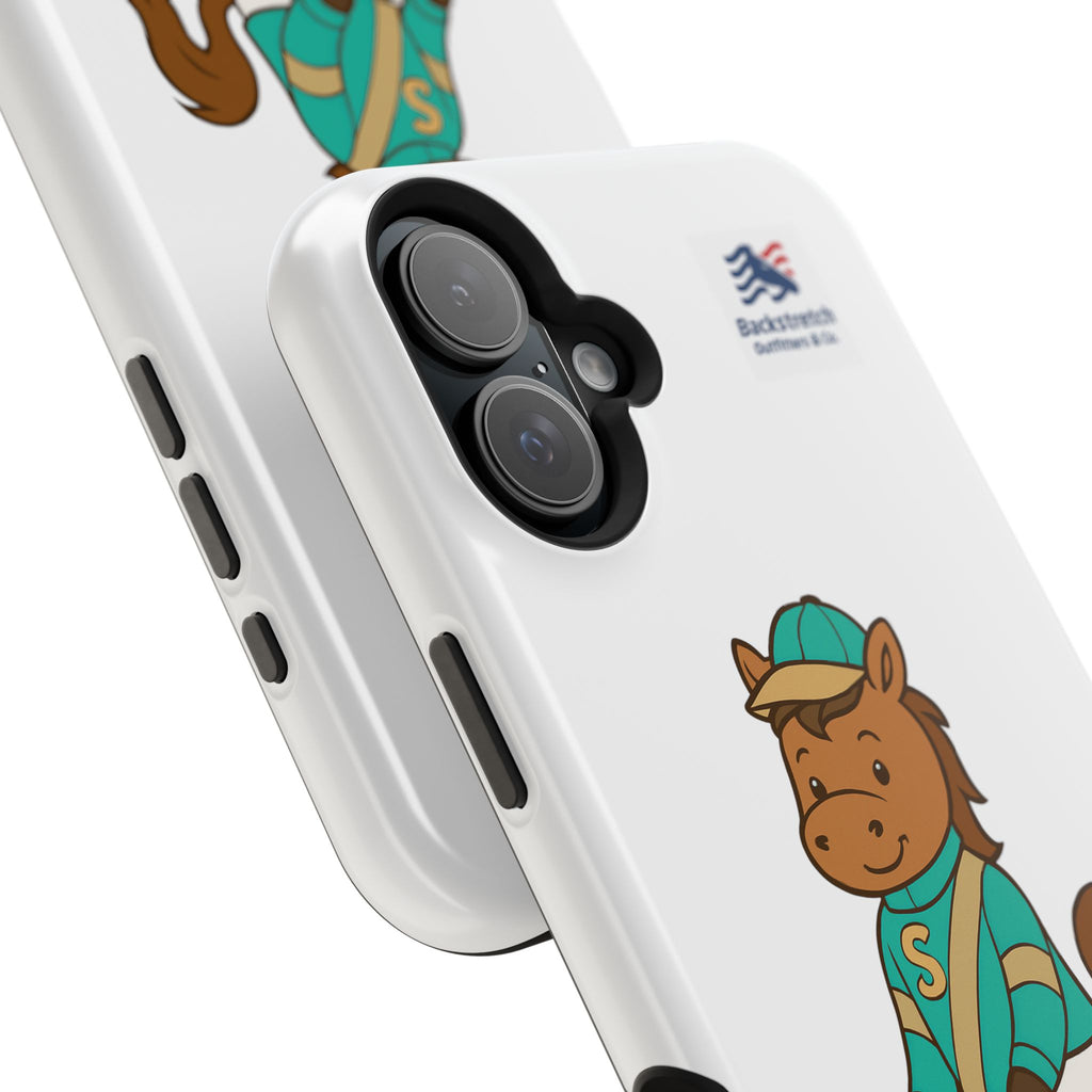 BSCO- Breezie Custom Jockey Silks Phone Case- Stonegate Racing Stables Magnetic Impact-Resistant Phone Case — Cute Jockey Horse Design