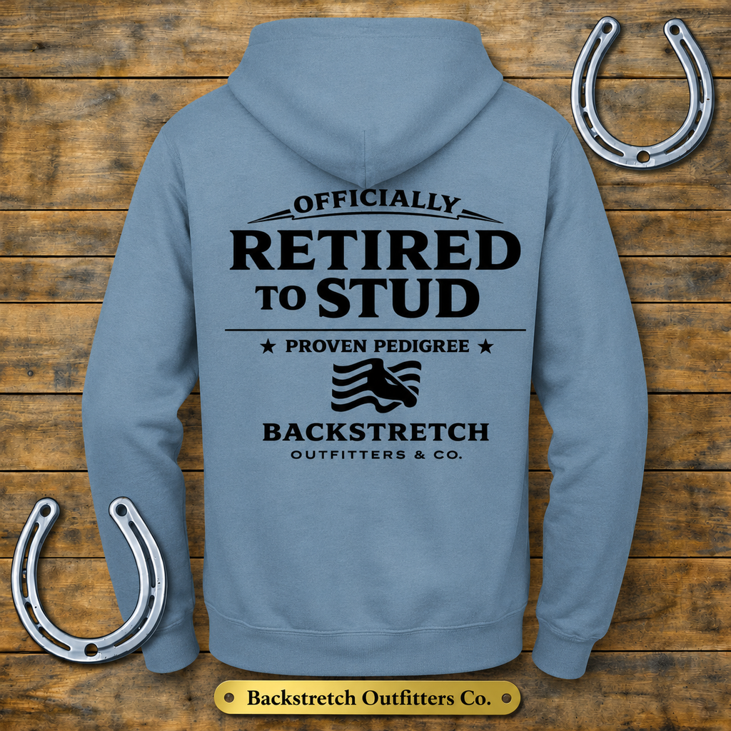BSCO Officially Retired to Stud Proven Pedigree Hooded Sweatshirt
