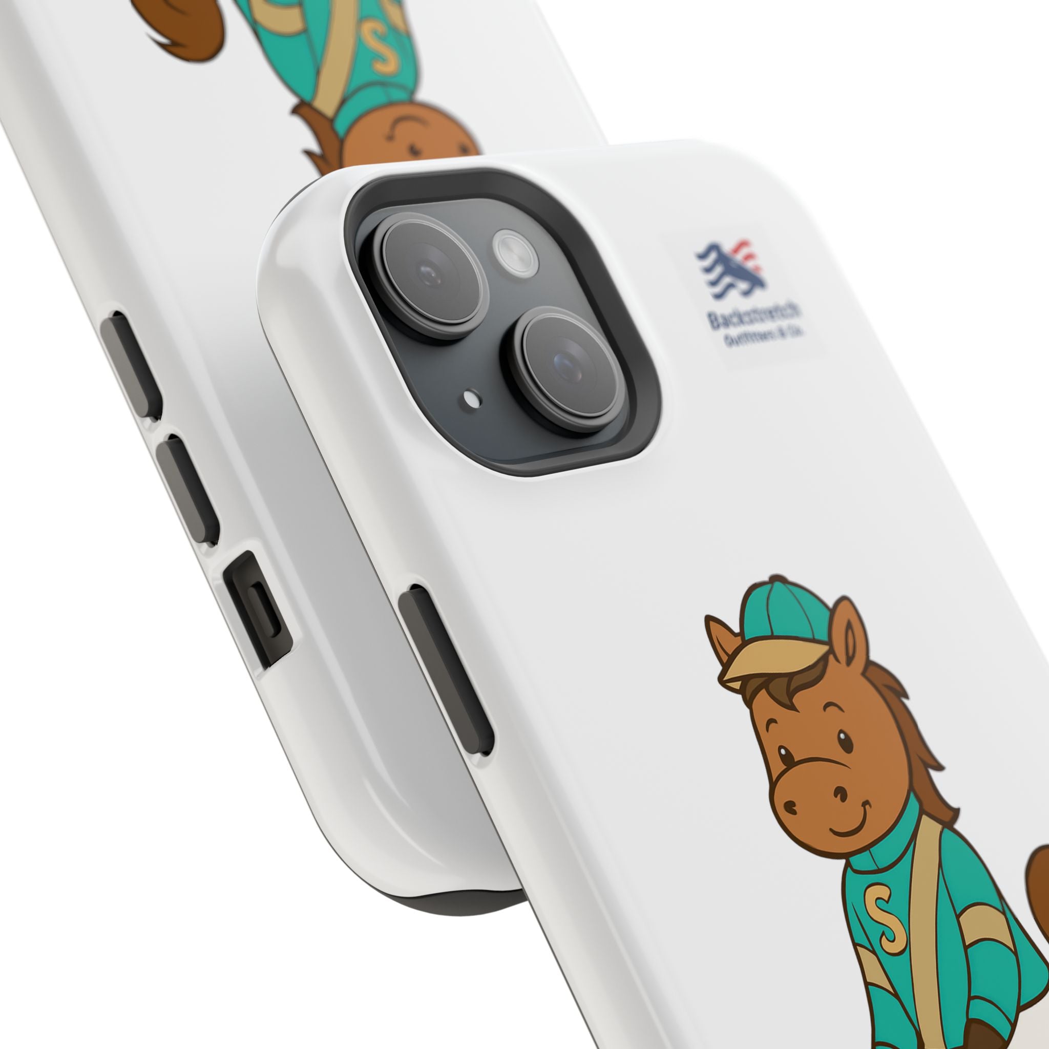 BSCO- Breezie Custom Jockey Silks Phone Case- Stonegate Racing Stables Magnetic Impact-Resistant Phone Case — Cute Jockey Horse Design
