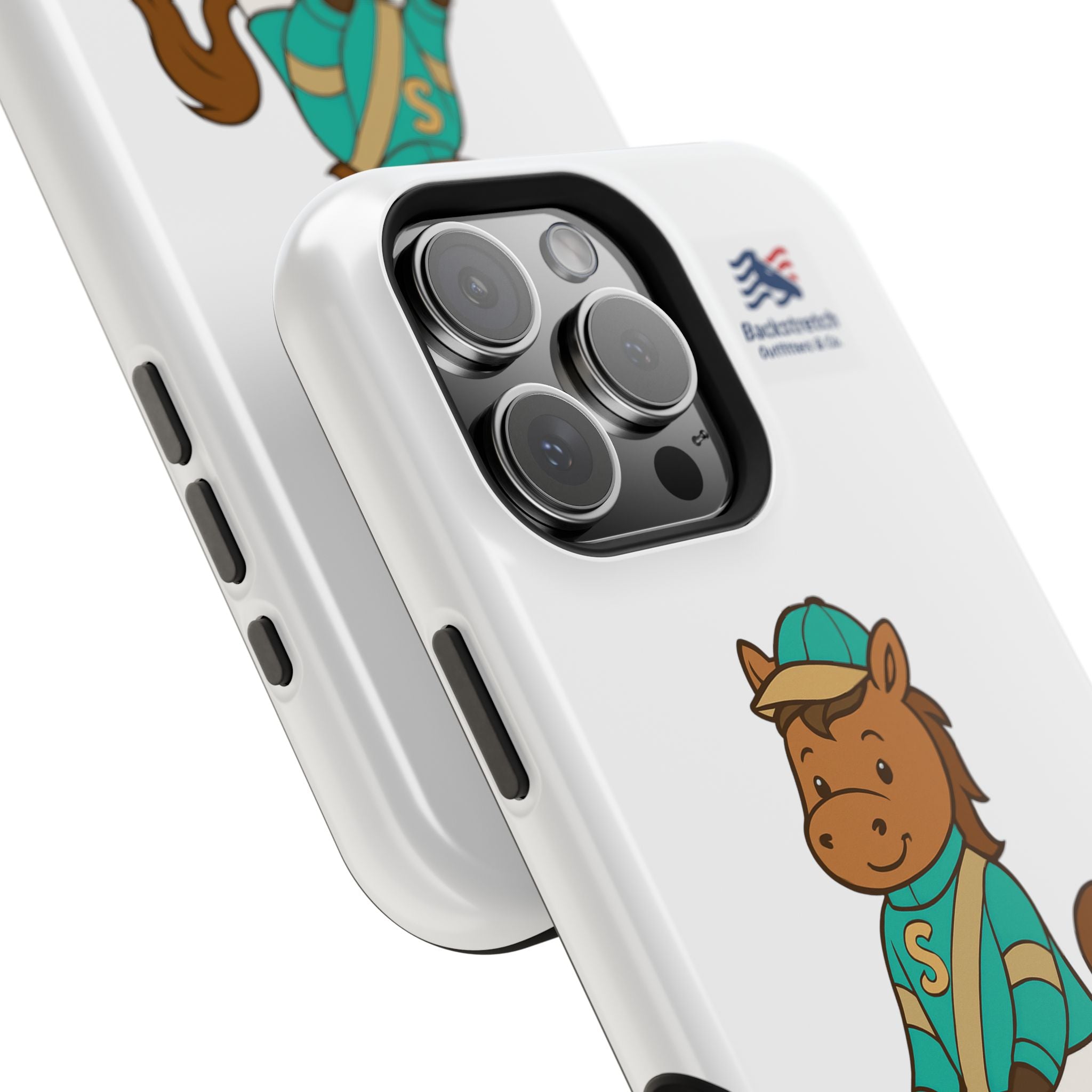 BSCO- Breezie Custom Jockey Silks Phone Case- Stonegate Racing Stables Magnetic Impact-Resistant Phone Case — Cute Jockey Horse Design