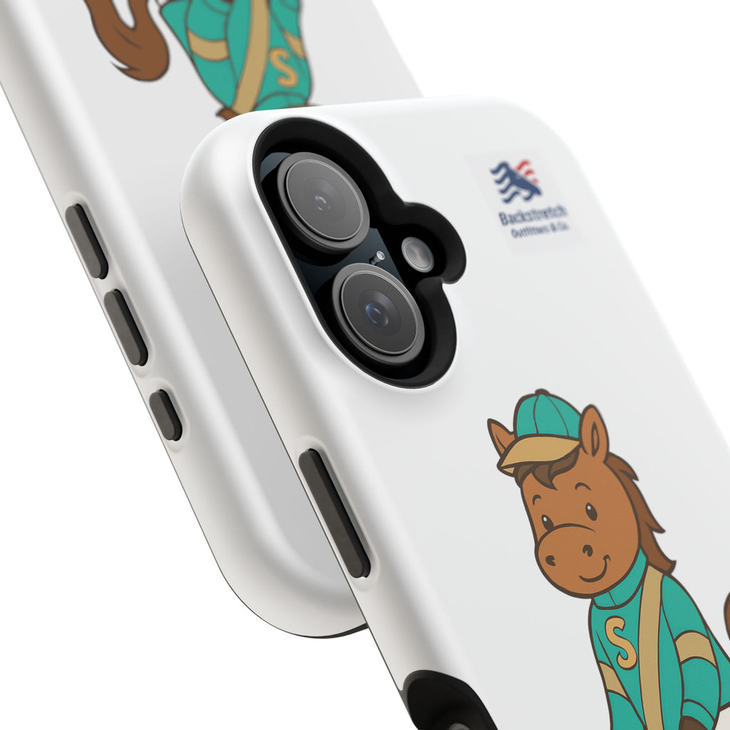 BSCO- Breezie Custom Jockey Silks Phone Case- Stonegate Racing Stables Magnetic Impact-Resistant Phone Case — Cute Jockey Horse Design