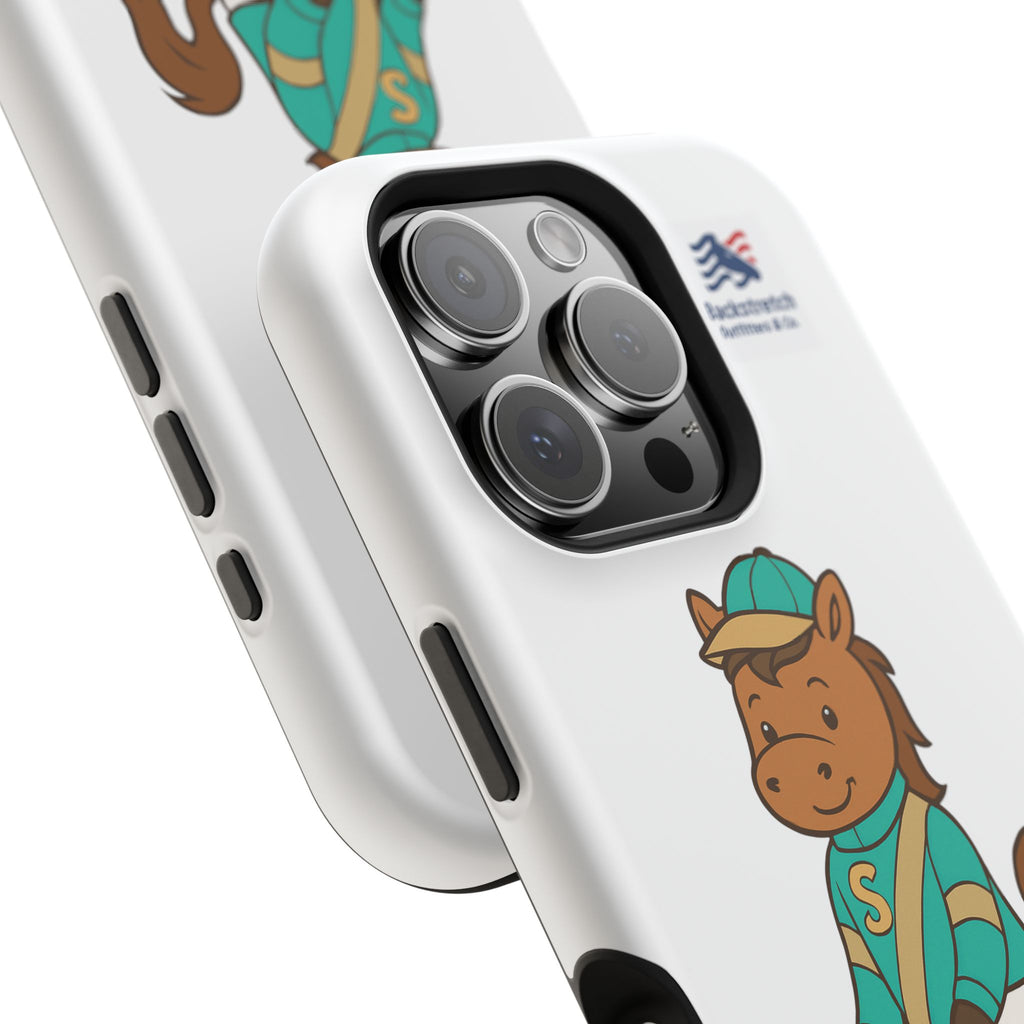 BSCO- Breezie Custom Jockey Silks Phone Case- Stonegate Racing Stables Magnetic Impact-Resistant Phone Case — Cute Jockey Horse Design