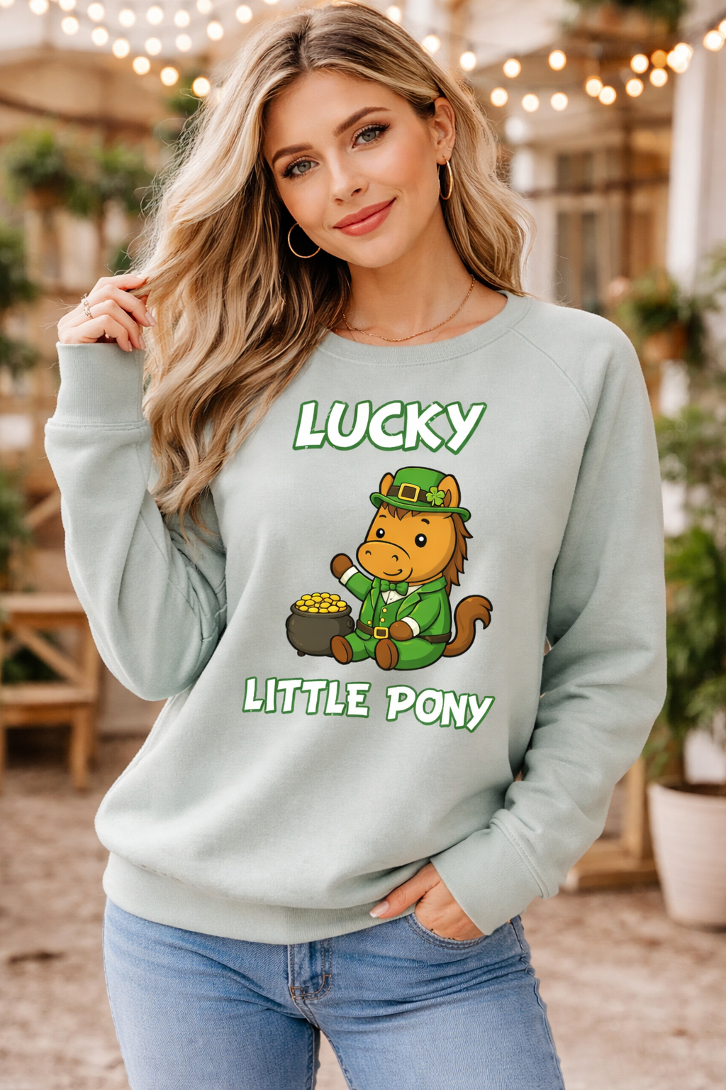 BSCO- Breezie St. Patricks Day Women's Crewneck Sweatshirt