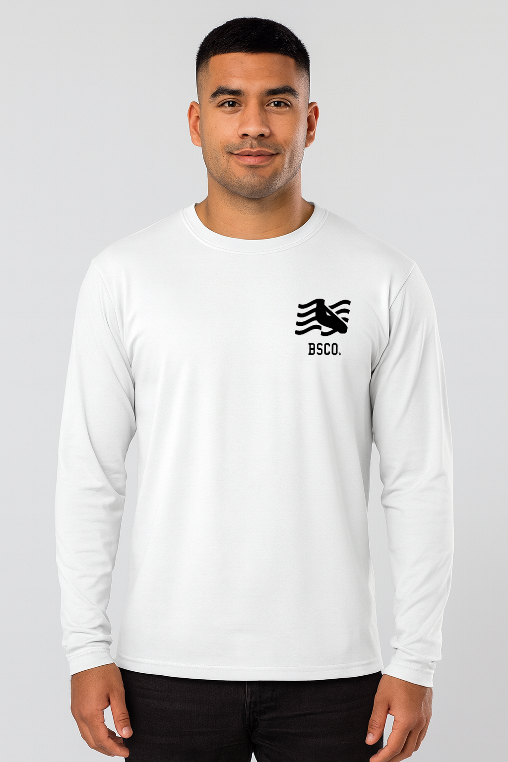 BSCO - Wild Stallion Sport-Tek Long Sleeve Posicharge Tee