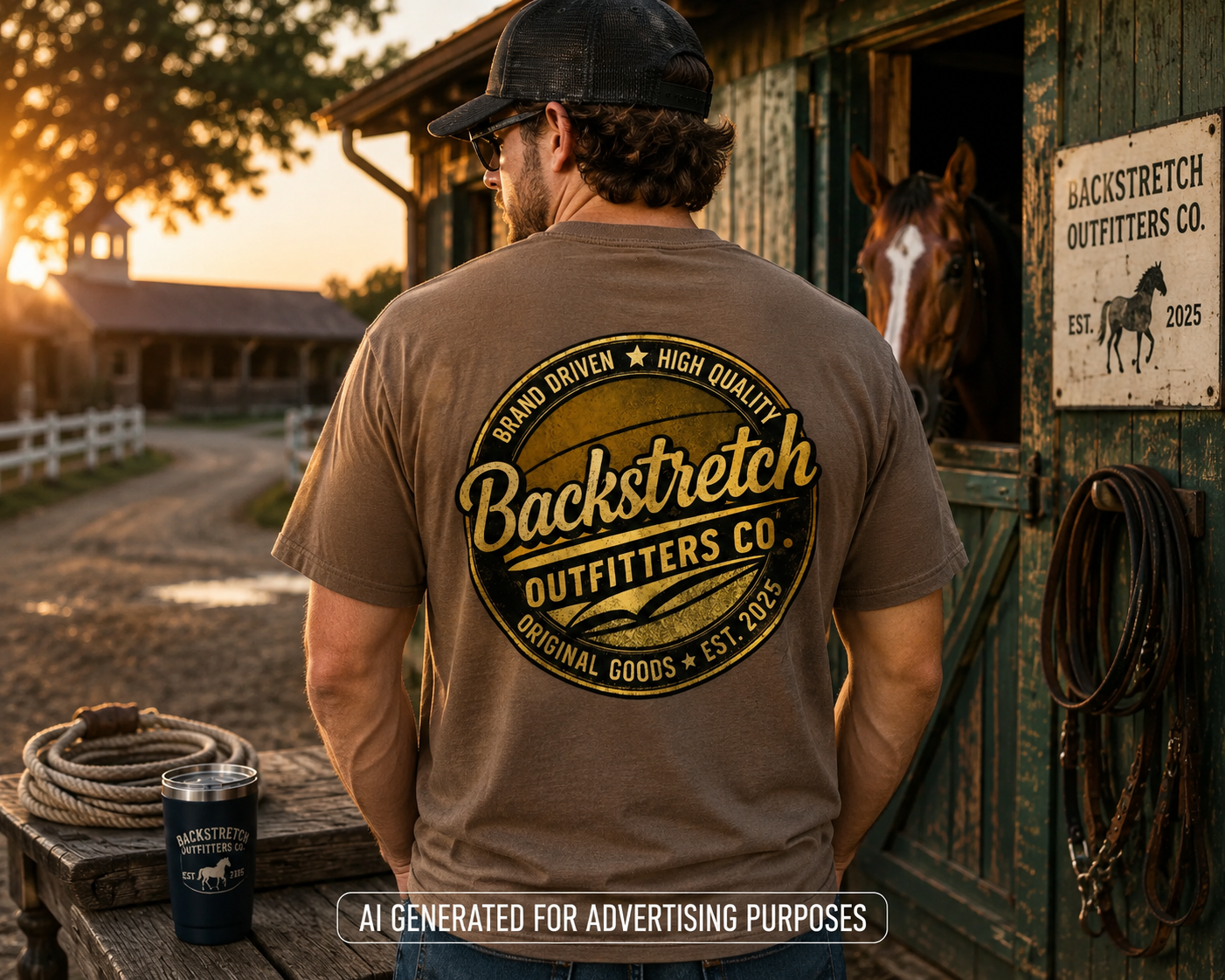 Backstretch Outfitters Shirt, Vintage Horse Racing T-Shirt, Equestrian Graphic Tee, Thoroughbred Racing Apparel, Horse Lover Gift
