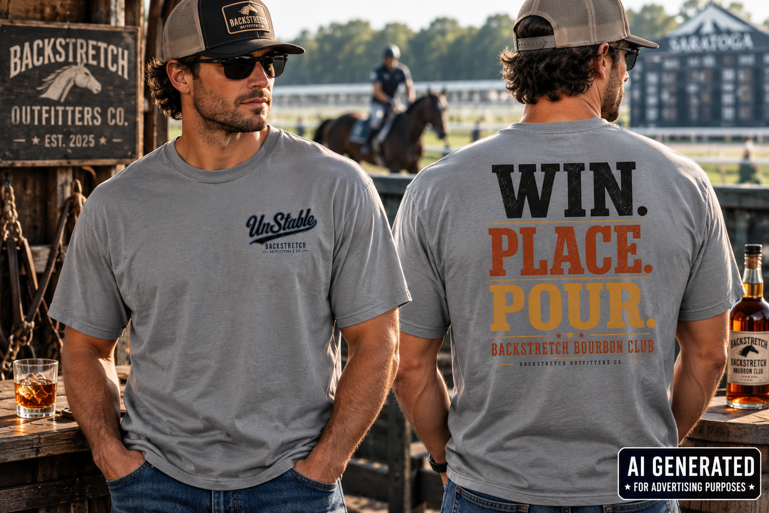 Win Place Pour Shirt, Bourbon Club T-Shirt, Horse Racing Tee, Whiskey Lover Gift, Derby Party Shirt, Men's Horse Racing Apparel