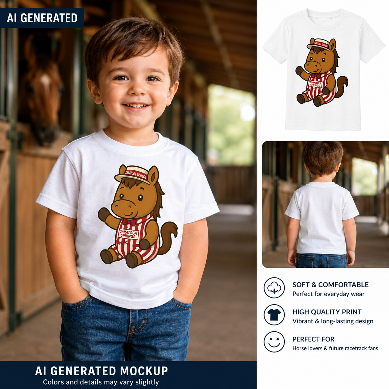 Saratoga Springs Horse Infant & Toddler T-Shirt