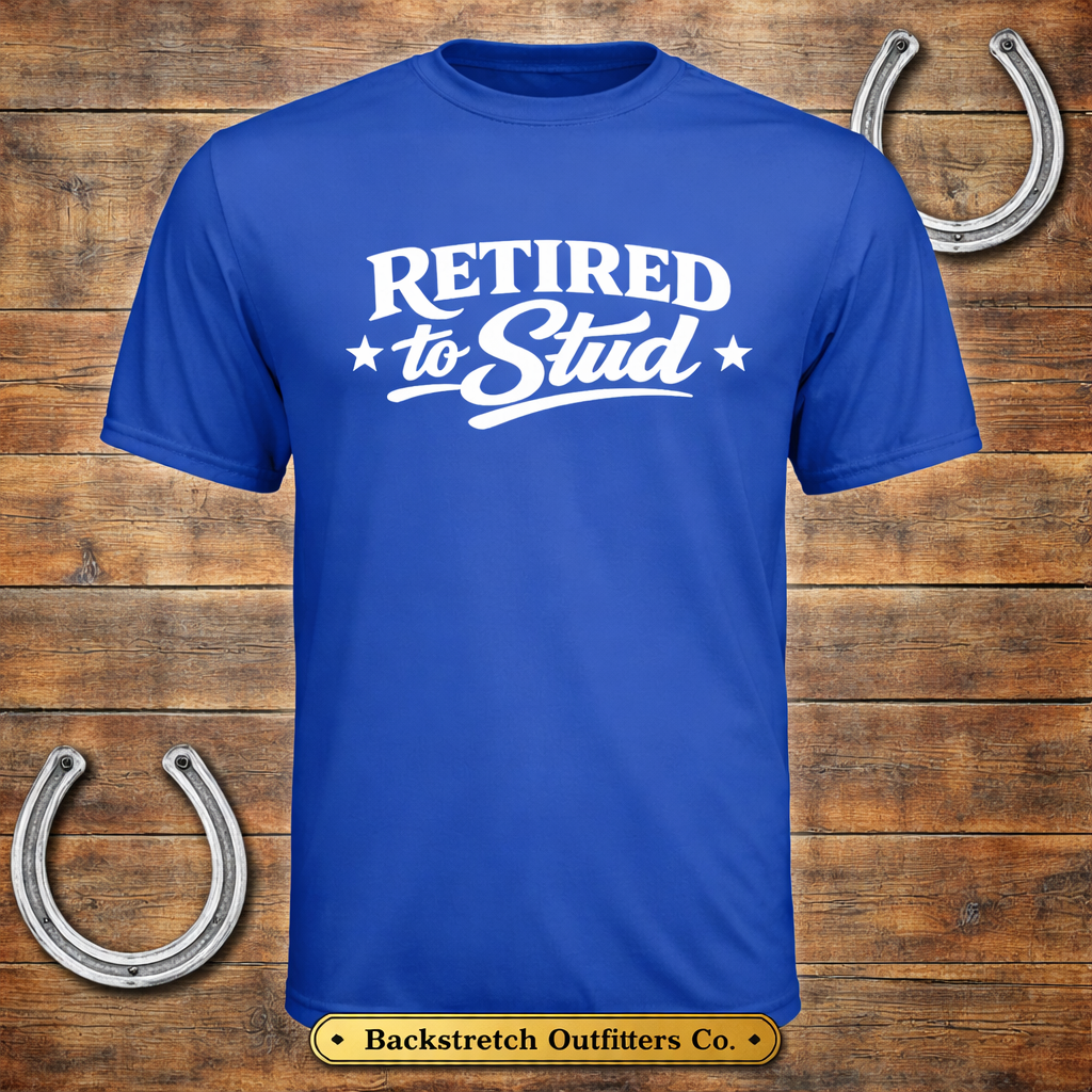 BSCO Retired to Stud Short Sleeve Performance Crew Short Sleeve T-Shirt
