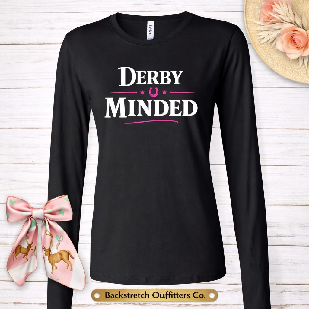 BSCO Derby Minded Bella Ladies Long Sleeve T-Shirt