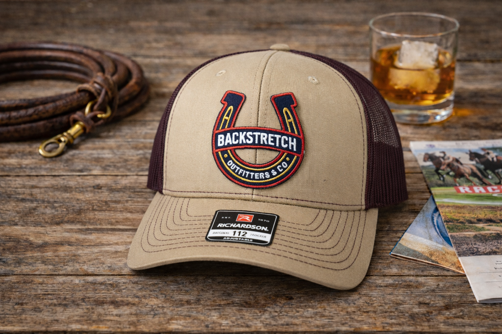 BSCO - Backstretch Horseshoe Logo Trucker Snapback Cap
