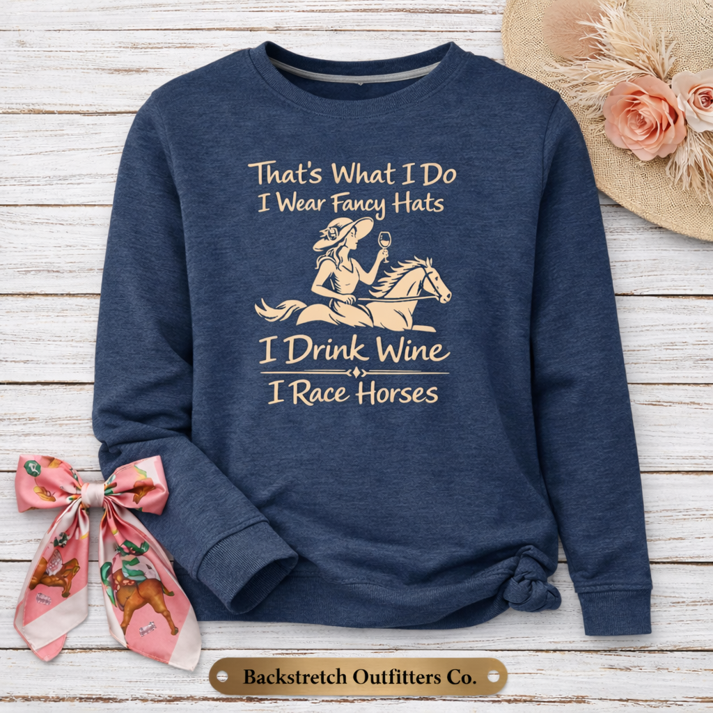 BSCO Thats What I do Ladies Cloudspun Crew Sweatshirt