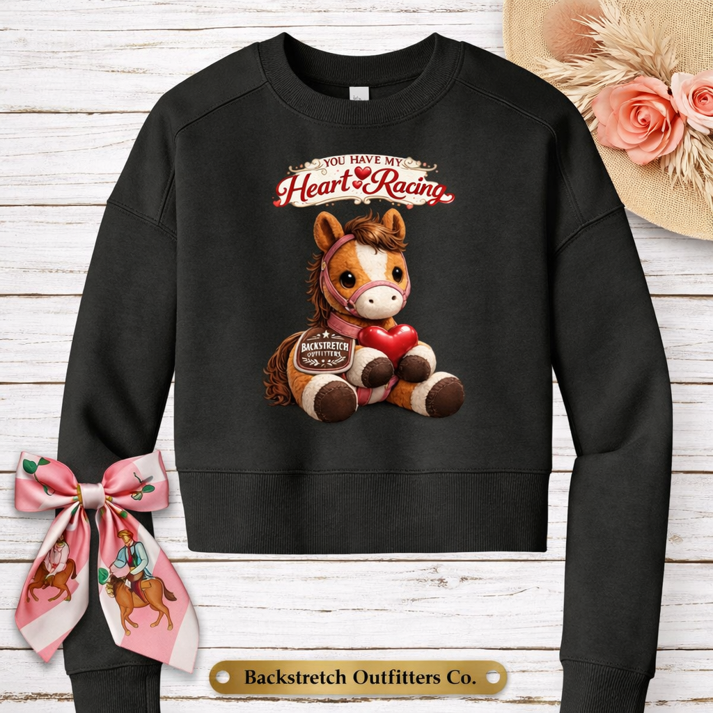 BSCO - You Have My Heart Racing: District Fleece Crewneck Sweatshirt