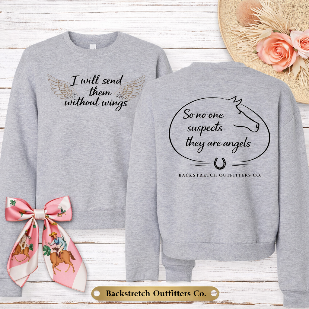 BSCO Send an Angel ReFlex Fleece Crewneck Sweatshirt