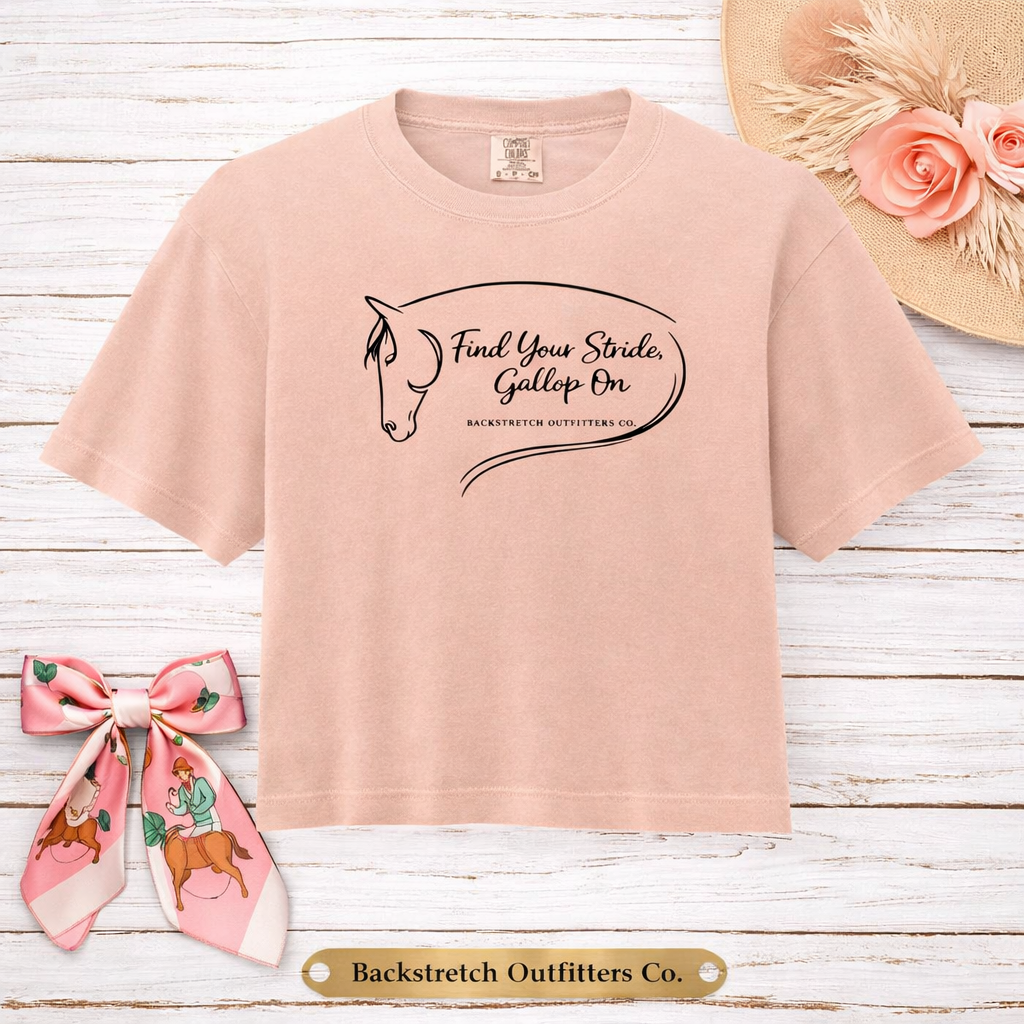 BSCO Find Your Stride, Gallop On Heavyweight Boxy T