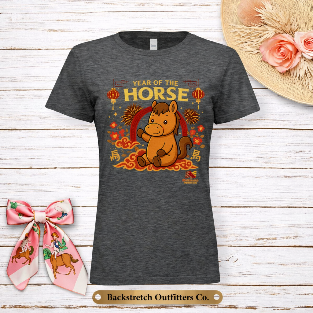 BSCO Year of the Horse Ladies Bella The Favorite T Shirt
