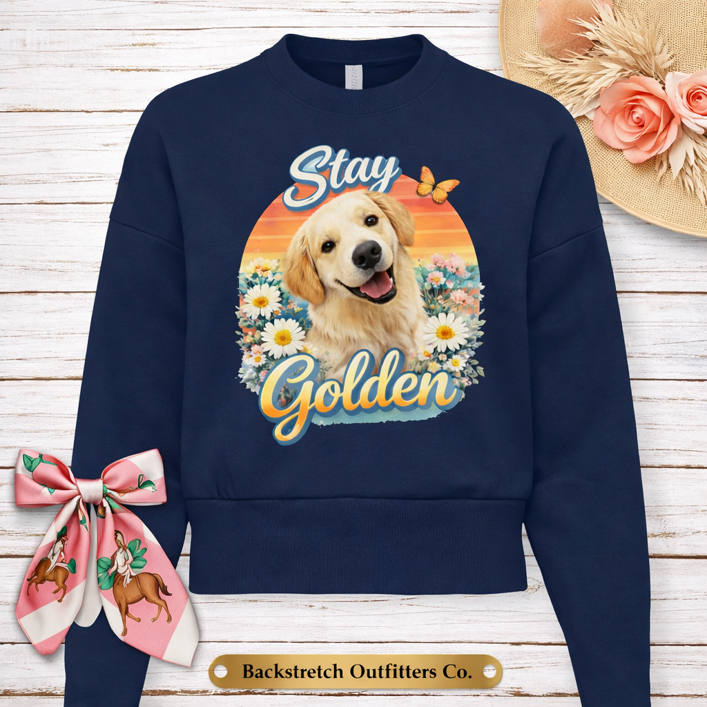 BSCO Stay Golden Next Level Heavyweight Sweatshirt