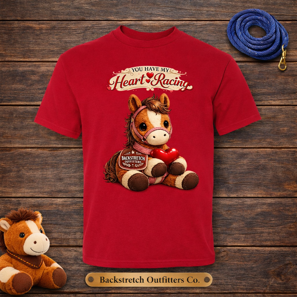 BSCO - You Have My Heart Racing: Kids Youth Hanes Youth Ringspun T-Shirt