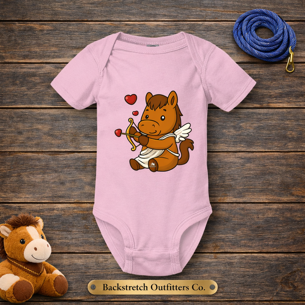 BSCO- Breezie Valentine Baby Rabbit Skins Infant Fine Bodysuit Onesie