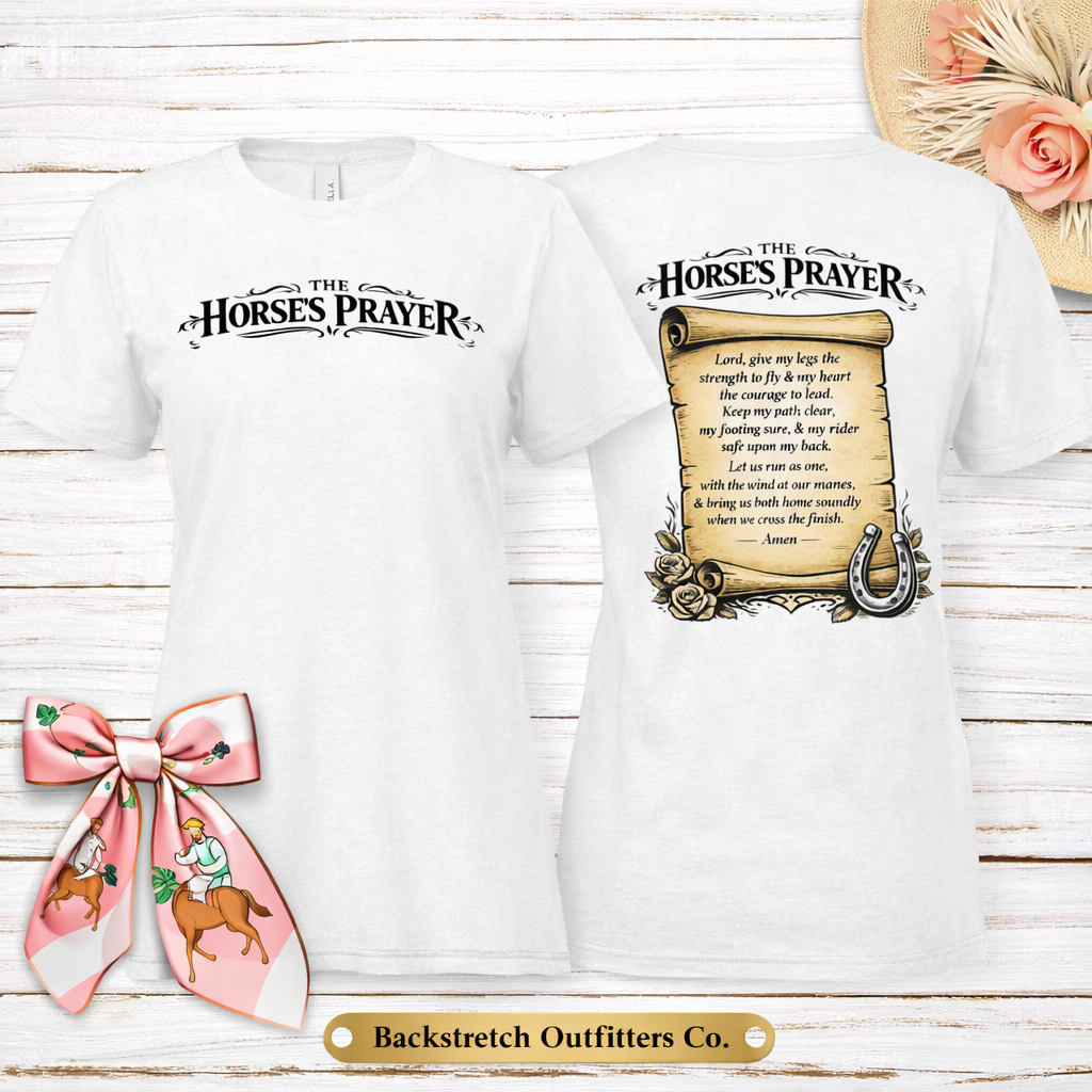 BSCO Horses Prayer Bella + Canvas Relaxed Triblend T