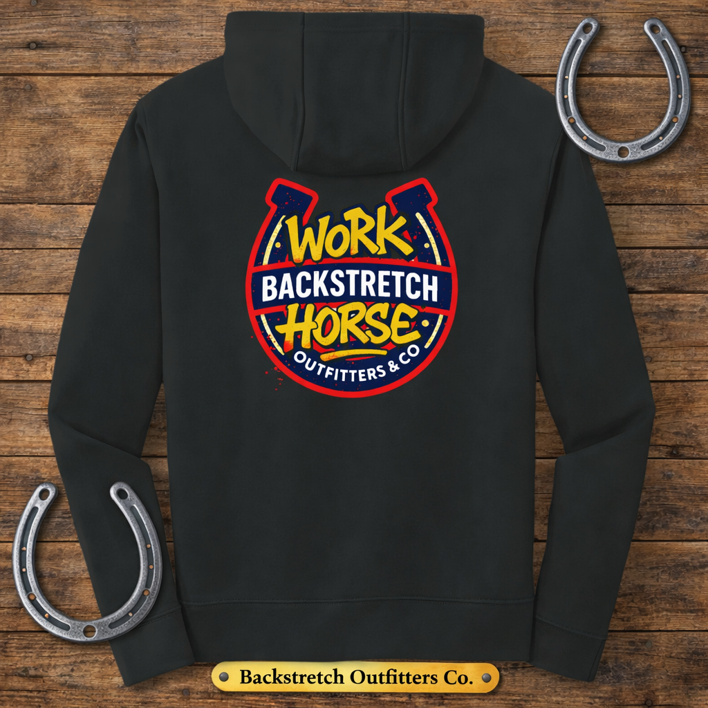 BSCO - American Work Horse: Port & Co. Perf. Fleece Pullover
