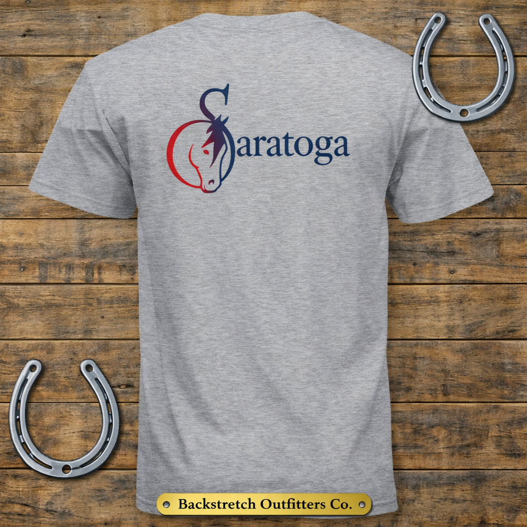 BSCO - Saratoga Horse Racing: Gildan Cotton T-shirt