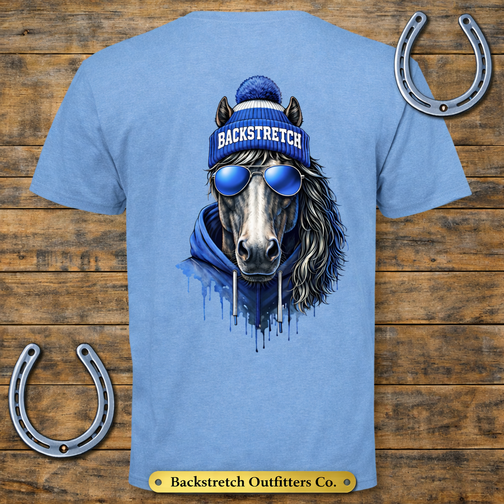 BSCO - Blue Beanie: Comfort Colors T-Shirt