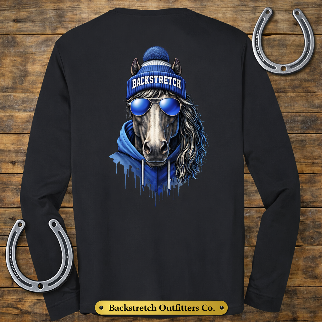 BSCO - Blue Beanie: Sport-Tek Long Sleeve