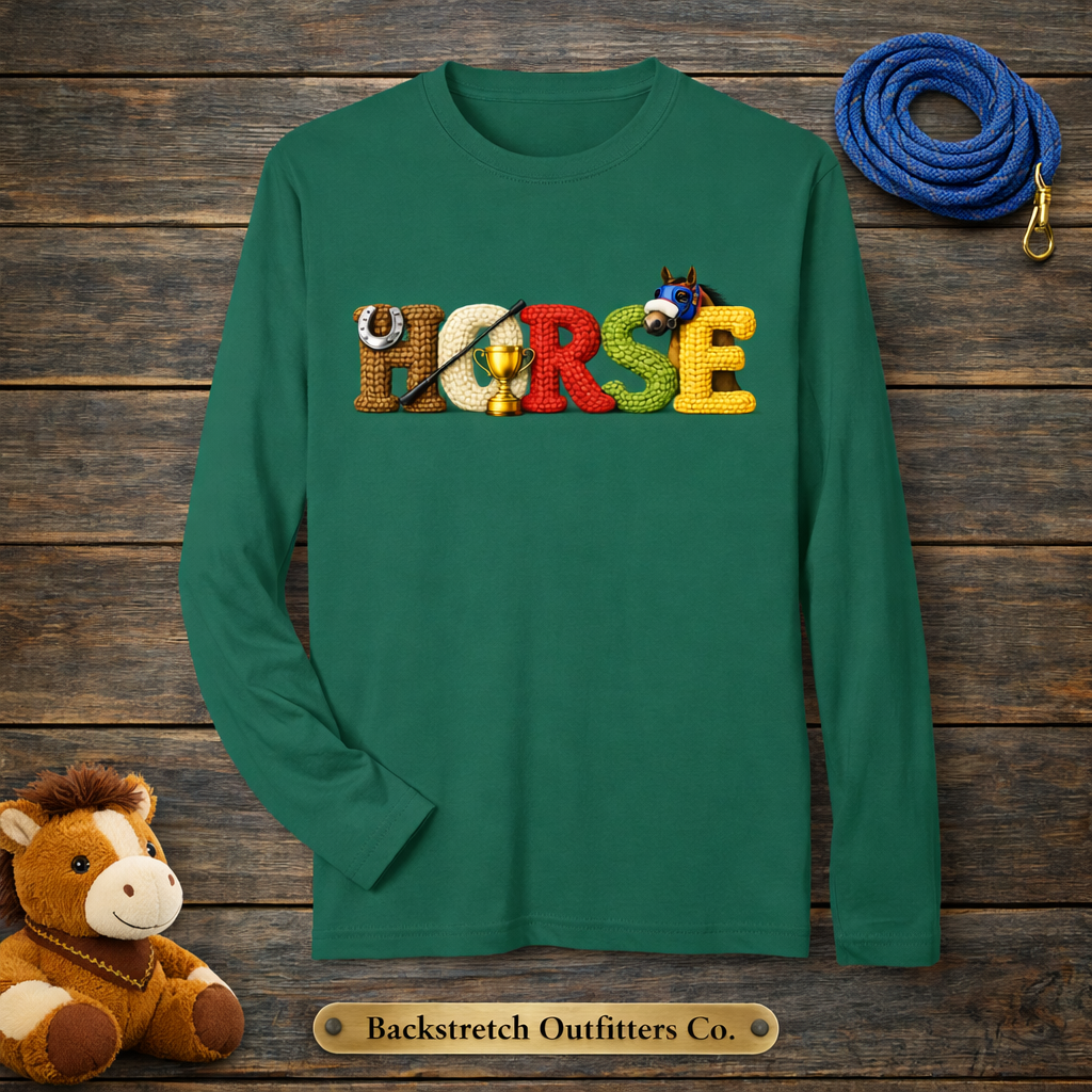 BSCO Youth Zone "HORSE" Performance Long Sleeve T-Shirt