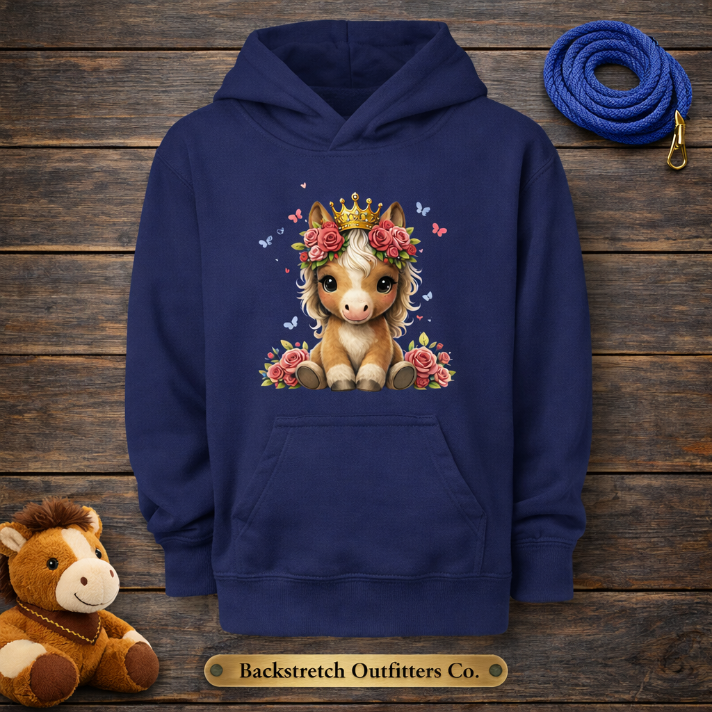 BSCO Foal princess Rabbit Skins Toddler Pullover Fleece Hoodie