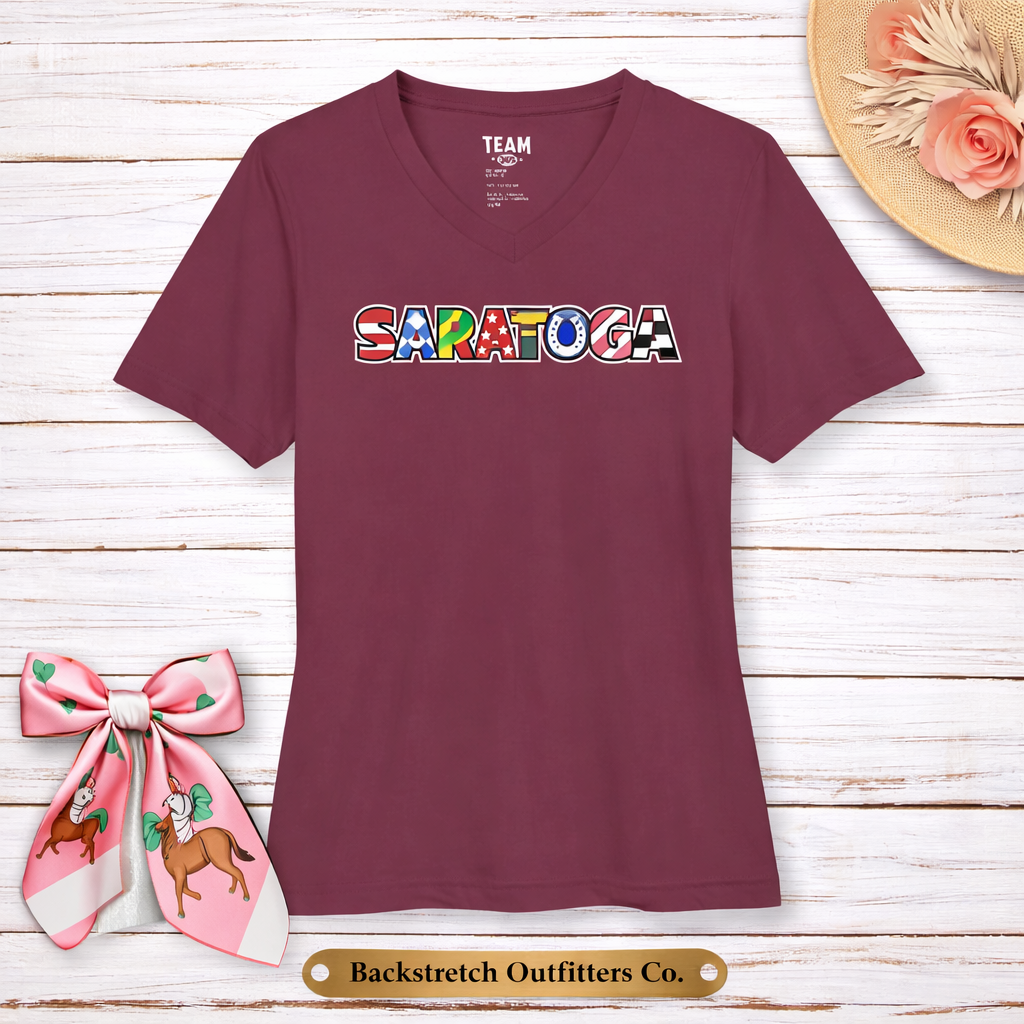 BSCO Saratoga Silks Ladies Performance Short Sleeved T-Shirt