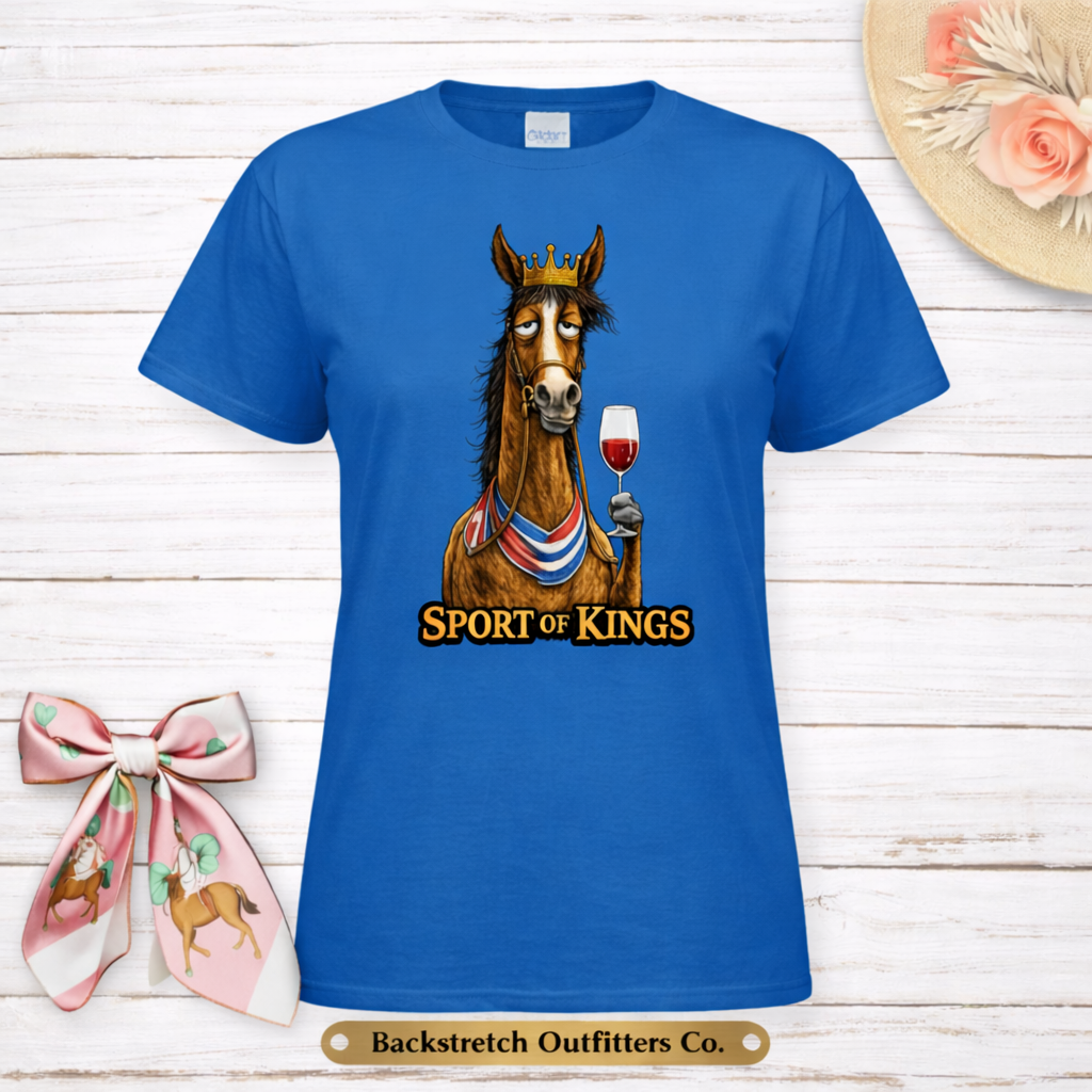 BSCO Sport of Kings Gildan Ladies Cotton Short Sleeved T-Shirt