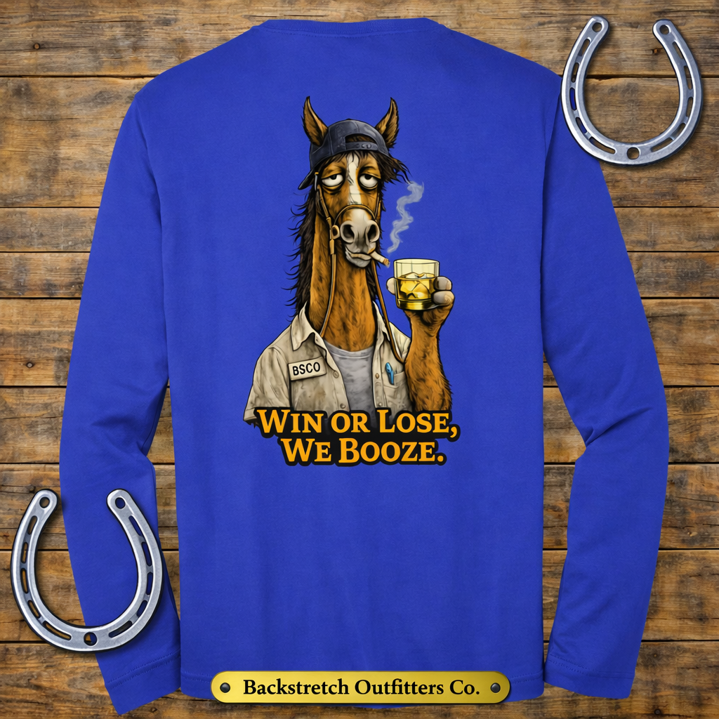 BSCO WIN or LOSE Sport Tek Long Sleeve Posi T-shirt