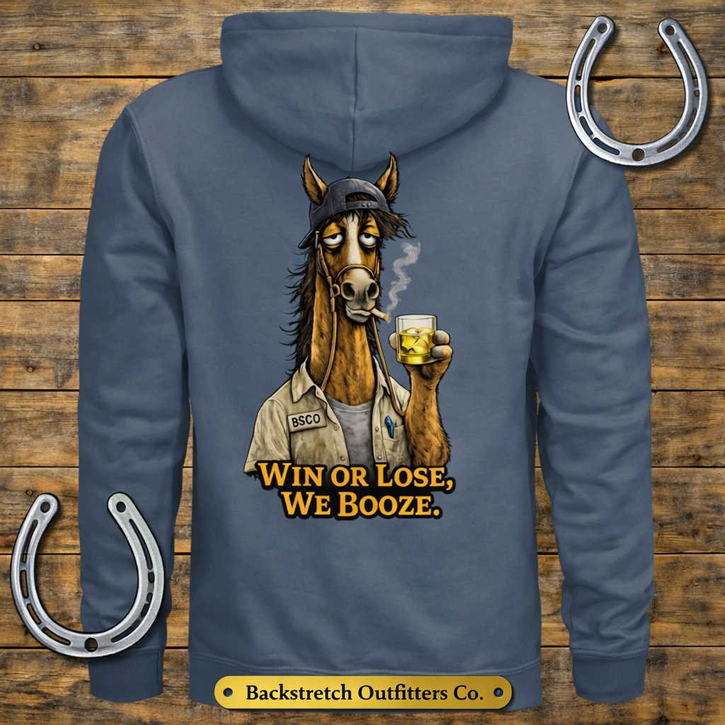 BSCO Win Or Lose Gildan Heavy Hooded Sweatshirt