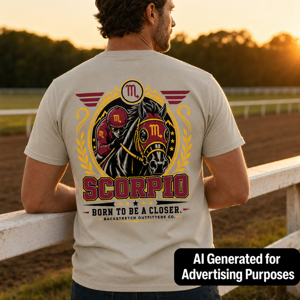 Scorpio Horse Racing Shirt, Born to Be a Closer Zodiac Graphic Tee, Racehorse Jockey T-Shirt, Astrology Gift for Horse Lovers