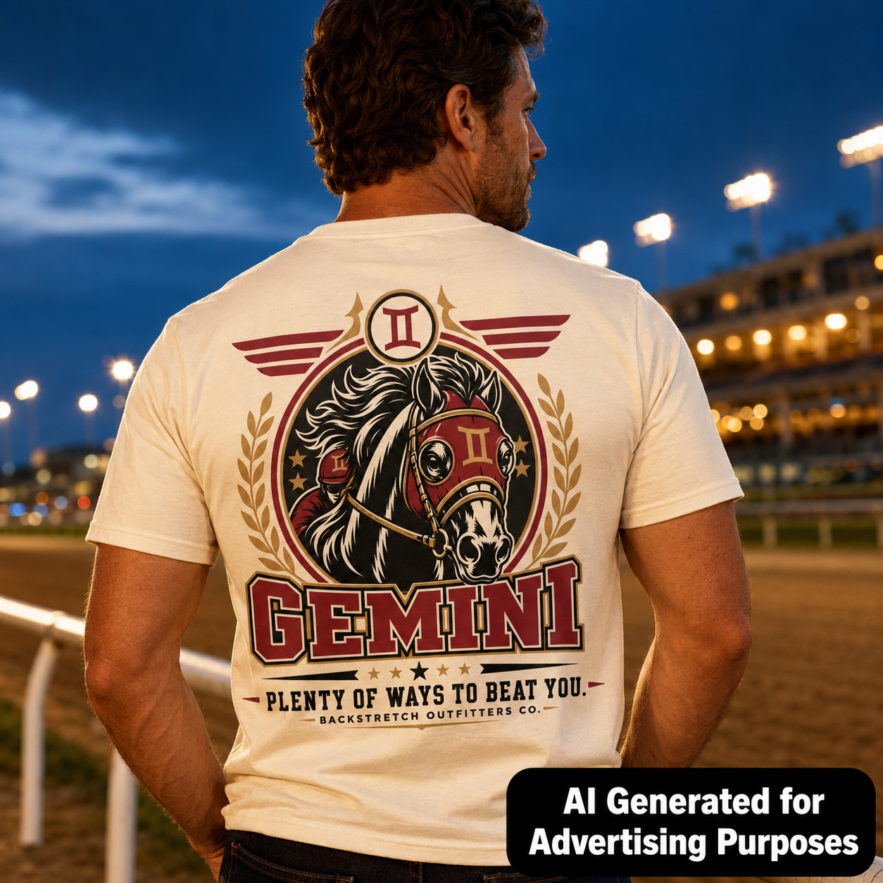 Gemini Horse Racing Shirt, Plenty of Ways to Beat You Zodiac Graphic Tee, Racehorse Jockey T-Shirt, Astrology Gift for Horse Lovers