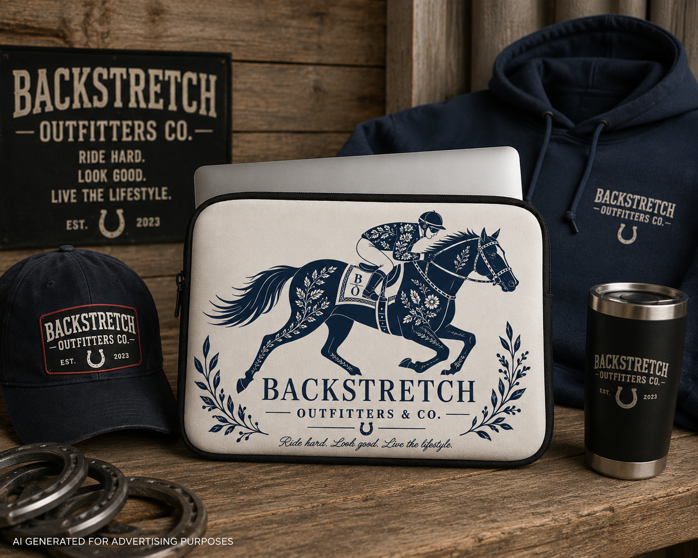 Horse Racing Laptop Sleeve, Floral Racehorse and Jockey Computer Case, Equestrian Gift for Her, Horse Lover Tech Accessory