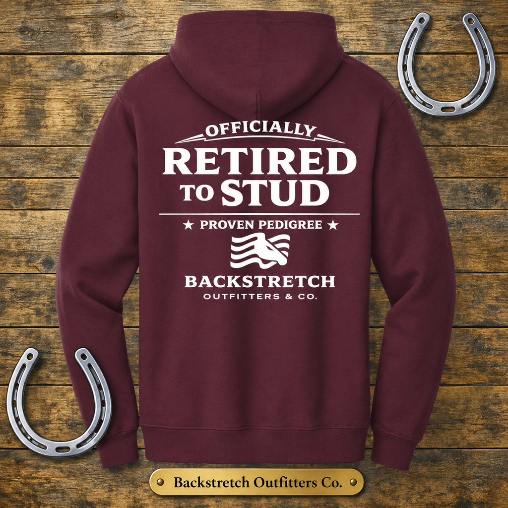BSCO Officially Retired to Stud Proven Pedigree DKW Hooded Sweatshirt