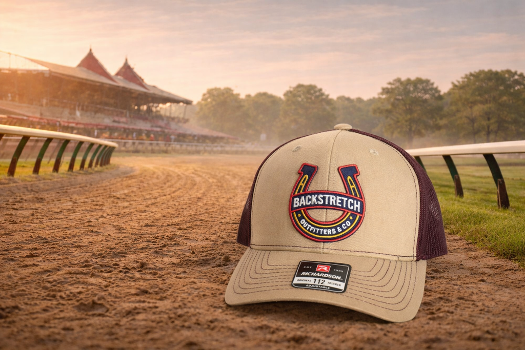 BSCO - Backstretch Horseshoe Logo Trucker Snapback Cap