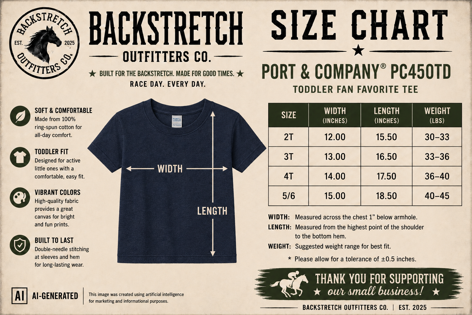 Future Jockey in Training Kids Horse Racing T-Shirt | Cute Equestrian Youth Tee | Backstretch Outfitters Co.