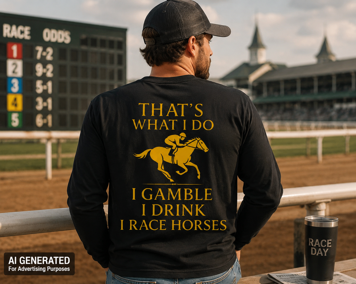 Horse racing shirt, gambling shirt, horse bettor gift, race horse shirt, thoroughbred tee, funny horse shirt, horse racing shirt, Saratoga