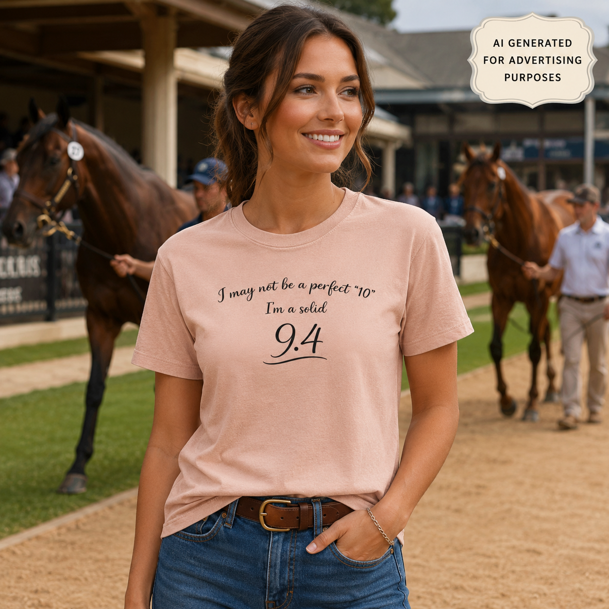 I’m a Solid 9.4 Funny Shirt, Women’s Sarcastic Confidence Tee, Self-Love Quote T-Shirt, Witty Gift for Her