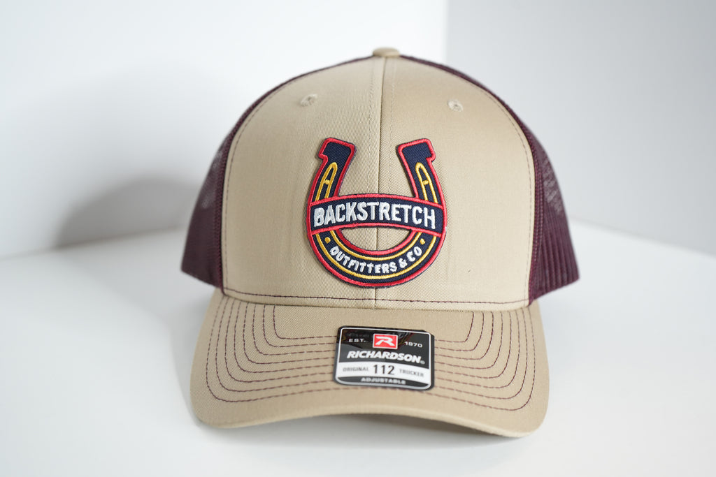 BSCO - Backstretch Horseshoe Logo Trucker Snapback Cap