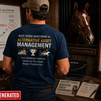 Alternative Asset Manager Shirt, Horse Racing Investor Tee, Thoroughbred Owner Gift, Funny Finance Horse Shirt, Racehorse Investment T-Shirt